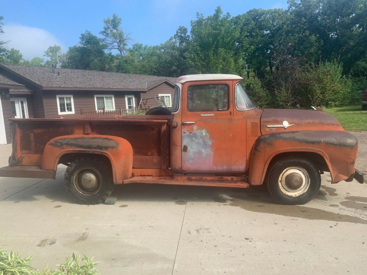 1956 Red Ford Other Pickups