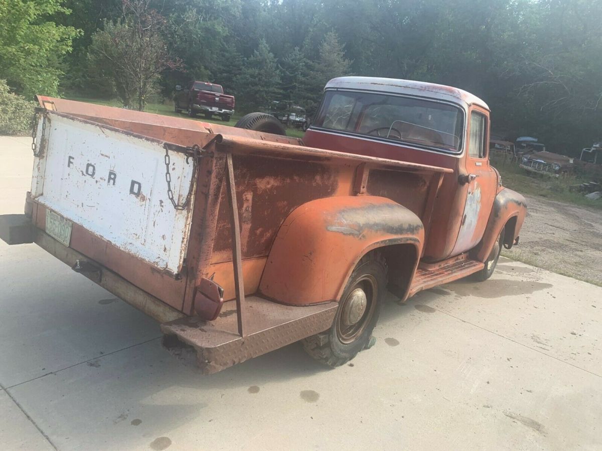 1956 Red Ford Other Pickups
