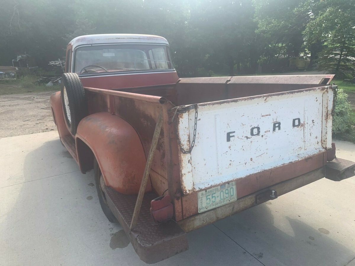 1956 Red Ford Other Pickups