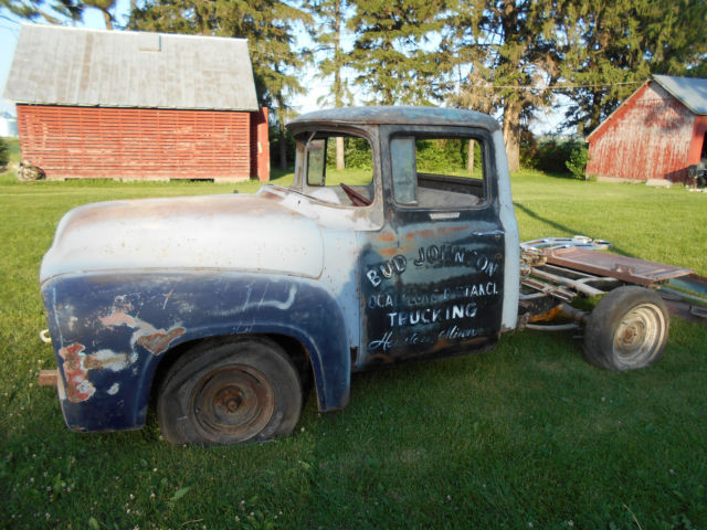 1956 Black Ford F-100