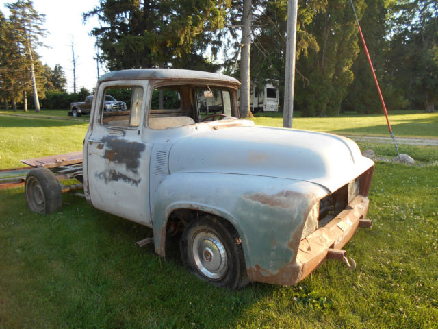 1956 Black Ford F-100