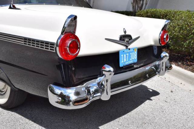 1956 Black & white Ford Sunliner Convertible