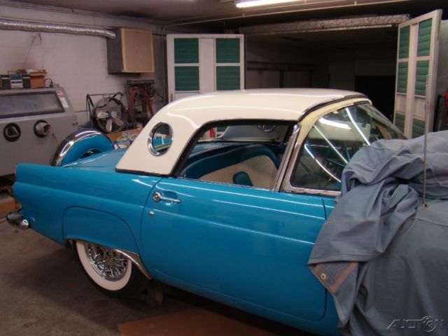 1956 Blue Ford Thunderbird Coupe