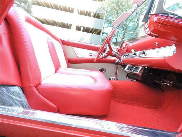 1956 Red Ford Thunderbird --