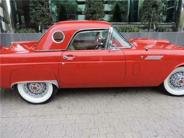 1956 Red Ford Thunderbird --