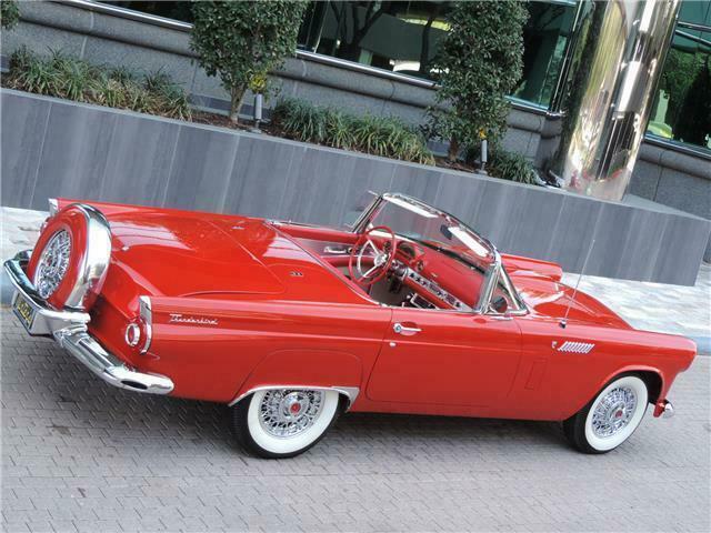 1956 Red Ford Thunderbird --