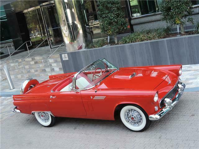 1956 Red Ford Thunderbird --