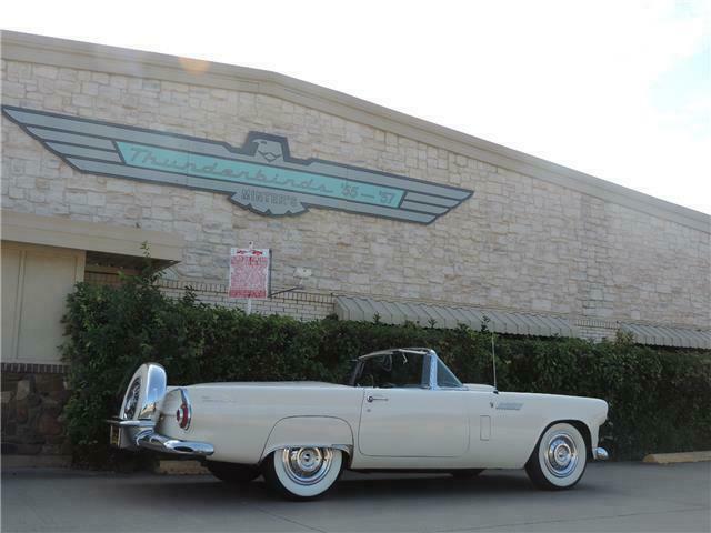 1956 White Ford Thunderbird --