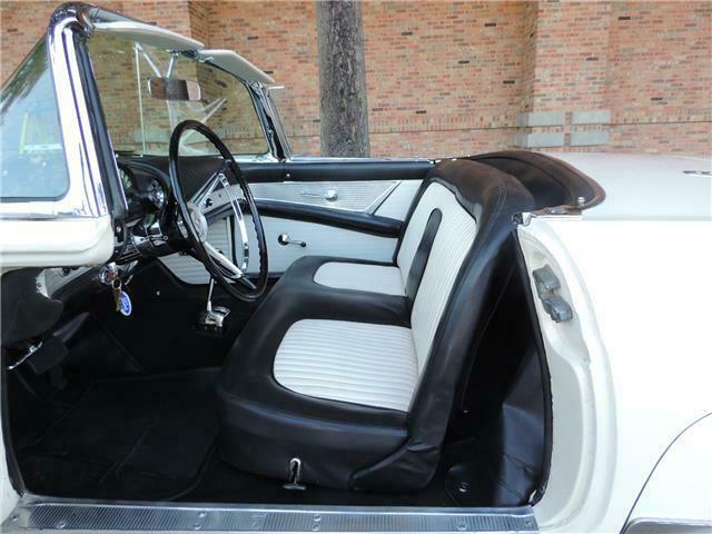 1956 White Ford Thunderbird --