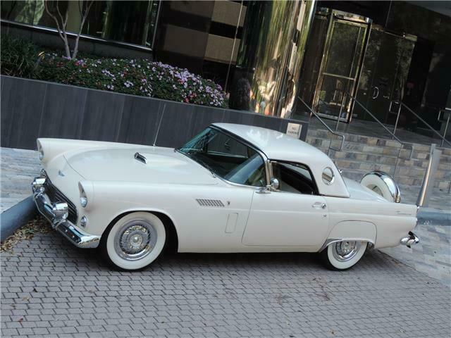 1956 White Ford Thunderbird --