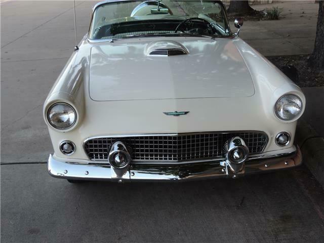 1956 White Ford Thunderbird --