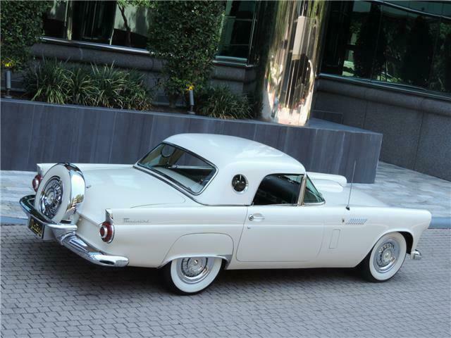 1956 White Ford Thunderbird --