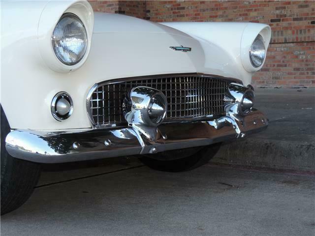 1956 White Ford Thunderbird --