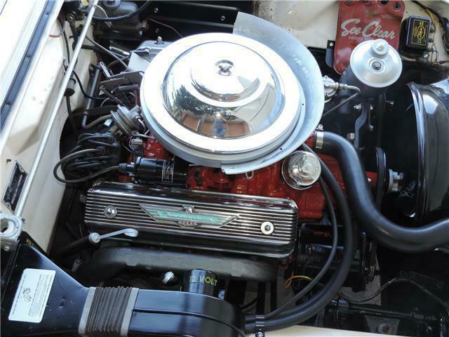 1956 White Ford Thunderbird --