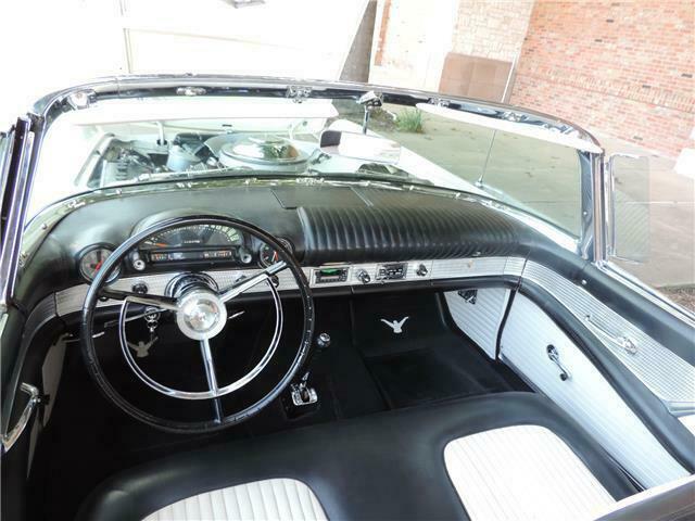 1956 White Ford Thunderbird --