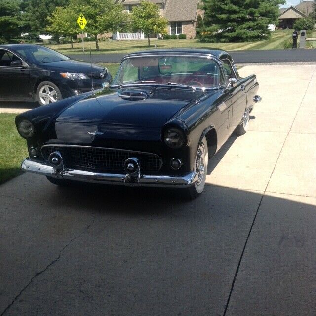1956 Black Ford Thunderbird Convertible
