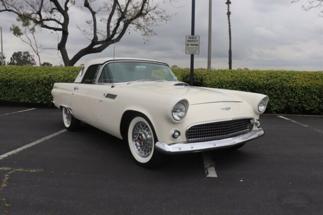 1956 White Ford Thunderbird --