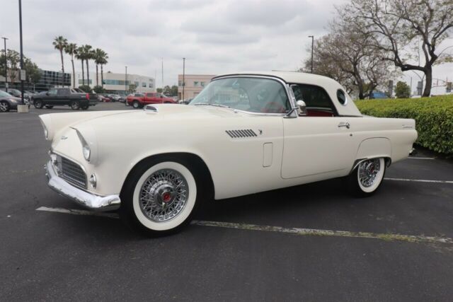 1956 White Ford Thunderbird --
