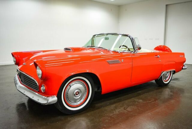 1956 Red Ford Thunderbird --