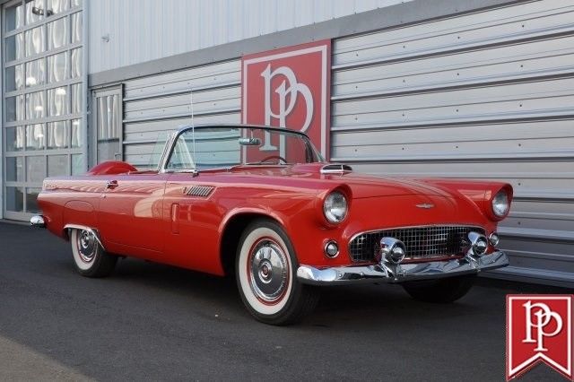 1956 Red Ford Thunderbird --