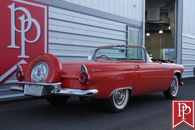1956 Red Ford Thunderbird --