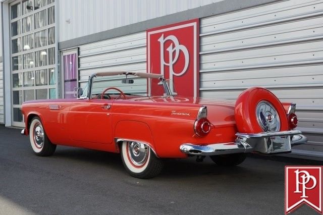 1956 Red Ford Thunderbird --
