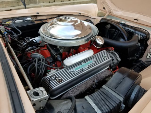 1956 Tan Ford Thunderbird Convertible