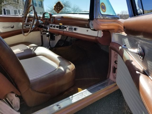 1956 Tan Ford Thunderbird Convertible