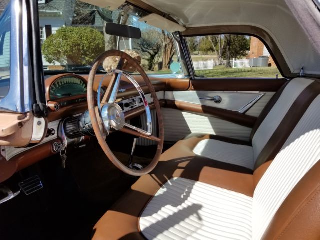 1956 Tan Ford Thunderbird Convertible