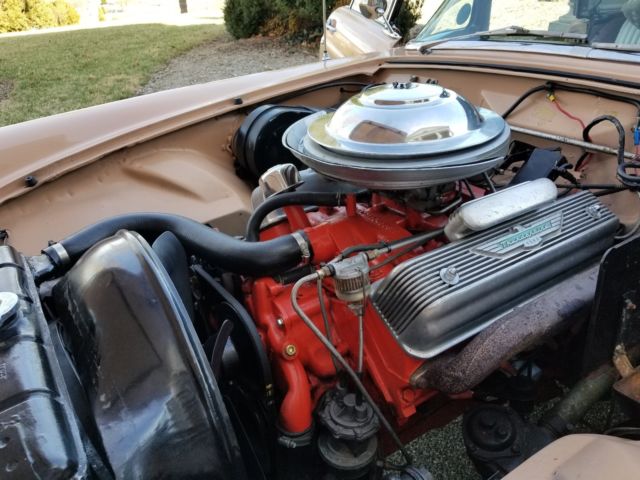 1956 Tan Ford Thunderbird Convertible