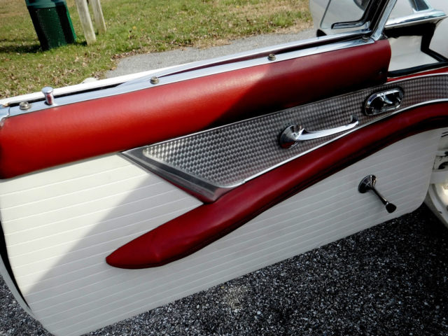 1956 White Ford Thunderbird