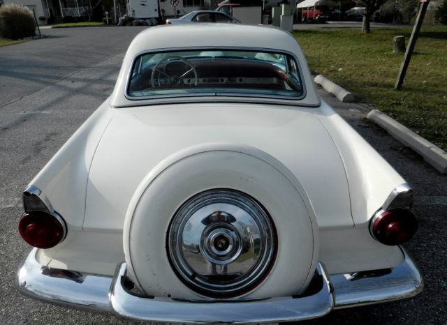 1956 White Ford Thunderbird