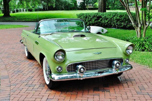 1956 Green Ford Thunderbird --