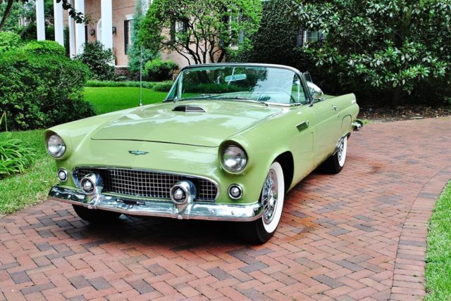 1956 Green Ford Thunderbird --