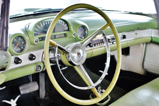 1956 Green Ford Thunderbird --