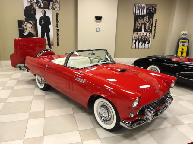 1956 Red Ford Thunderbird