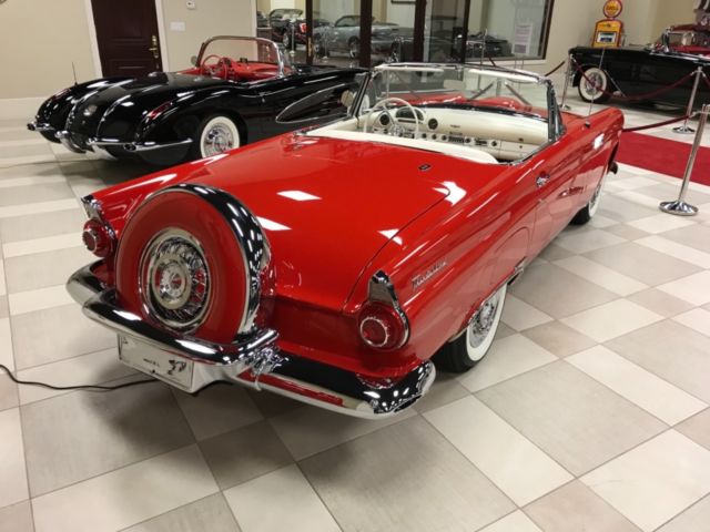 1956 Red Ford Thunderbird