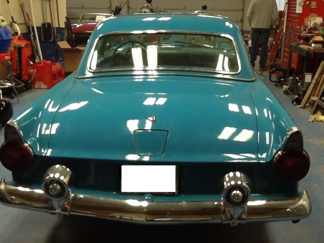 1956 Blue Ford Thunderbird Convertible