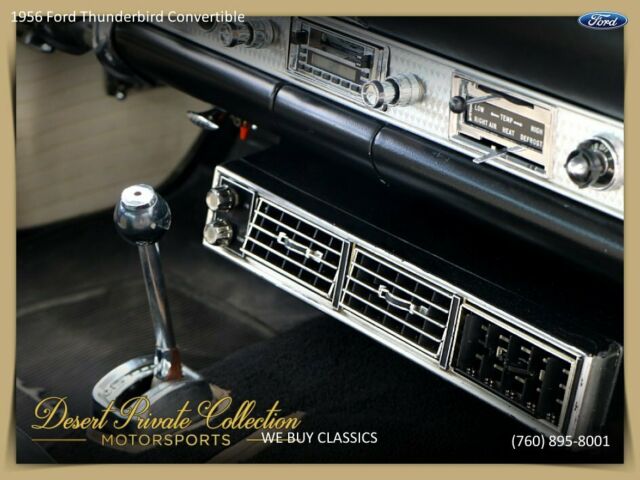 1956 Black Ford Thunderbird Coupe