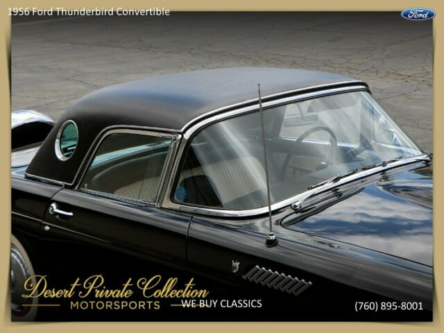1956 Black Ford Thunderbird Coupe