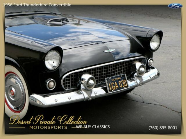 1956 Black Ford Thunderbird Coupe