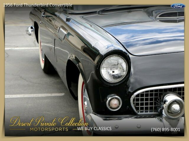 1956 Black Ford Thunderbird Coupe