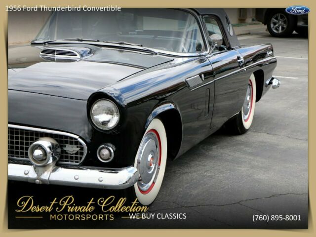 1956 Black Ford Thunderbird Coupe