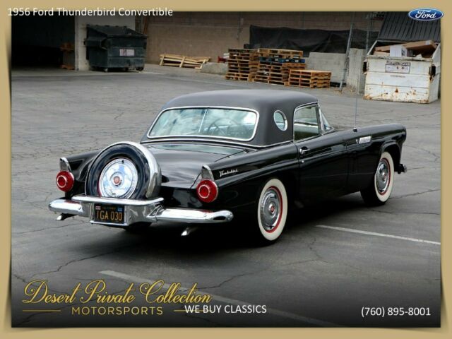 1956 Black Ford Thunderbird Coupe