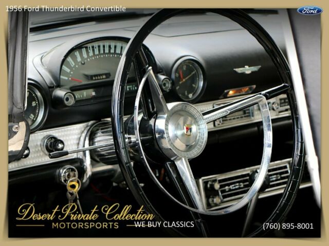 1956 Black Ford Thunderbird Coupe