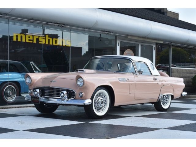 1956 Tan Ford Thunderbird Convertible