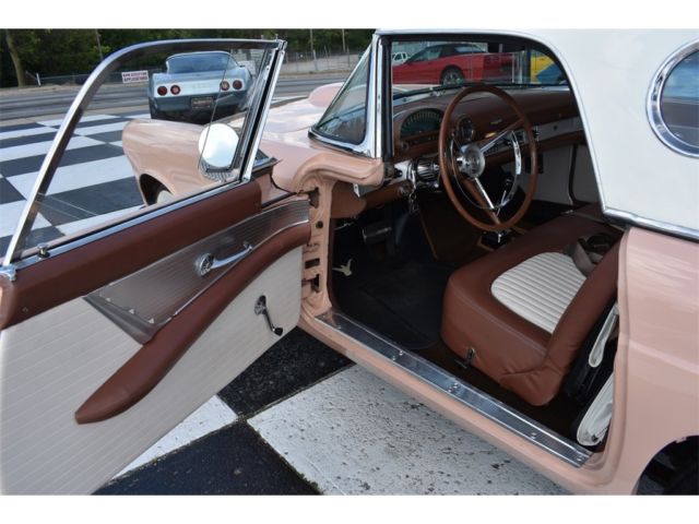 1956 Tan Ford Thunderbird Convertible