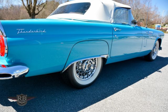 1956 Peacok Blue Ford Thunderbird Coupe