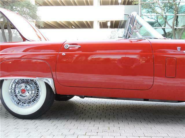 1956 Red Ford Thunderbird --