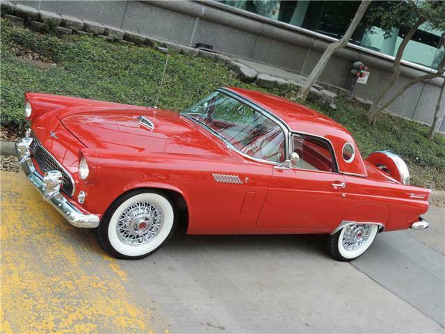1956 Red Ford Thunderbird --